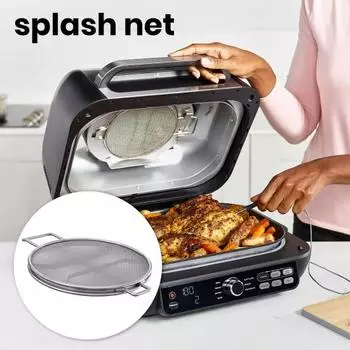 Прочный безопасный многоразовый брызговик из нержавеющей стали, защита от брызг для Ninja Foodi IG600/601/651