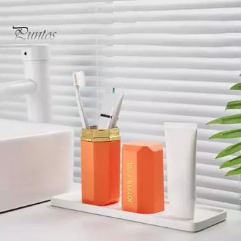 Прочный большой емкости герметичный держатель зубной щетки дорожный контейнер для хранения зубной пасты для ванной комнаты темно-зеленого