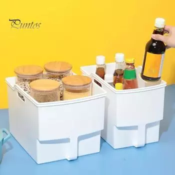 Прочный, большой емкости, небьющийся, многофункциональный, кухонный, органайзер для мелочей, корзина для ежедневного использования L