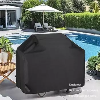 Прочный чехол для гриля, трехслойный, водонепроницаемый, устойчивый к ультрафиолетовому излучению, надежная застежка-пряжка, надежная защита для гриля на открытом воздухе XL
