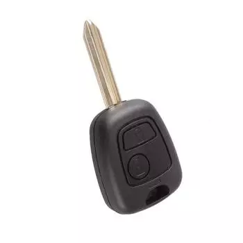 Прочный чехол для ключа автомобиля с 2 кнопками для Citroen Saxo Xsara Picasso Berlingo чёрный