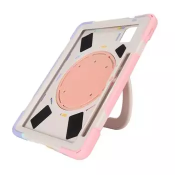 Прочный чехол для планшета, защита от падений, чехол для планшета с ручкой-подставкой, плечевым ремнем для Xiaomi Mi Pad розовый