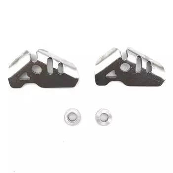 Прочный чехол на переднее колесо мотоцикла, износостойкая декоративная нержавеющая сталь серебряный