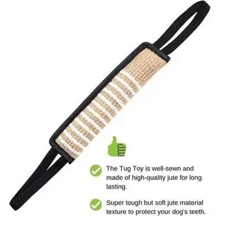 Прочный чехол-подушка для дрессировки собак с 2 веревочными ручками для дрессировки средних и крупных собак, товары для животных белый