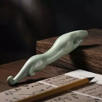 Прочный держатель для кистей для каллиграфии, креативная подставка для кистей для письма, керамический держатель для ручек, украшение для дома Bamboo