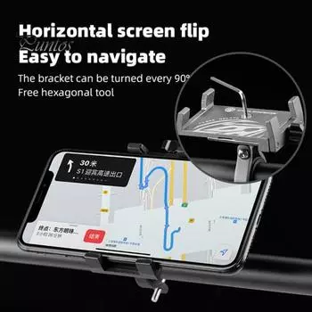 Прочный держатель для мобильного телефона, анодированные, не выцветающие аксессуары, практичная подставка на руль для электрического мотоцикла красный