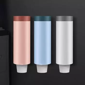 Прочный диспенсер для чашек, гладкая поверхность, выдвижной держатель-органайзер белый