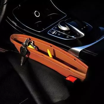 Прочный дизайн пряжки легкий автомобильный чехол для хранения ключей в зазоре сиденья телефонная коробка для чёрный
