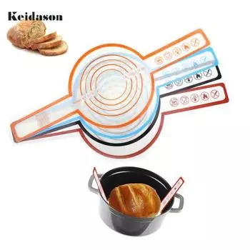 Прочный дюймовый весы легкий голландский хлебный коврик для выпечки силиконовый коврик для выпечки кухонные принадлежности One Size оранжевый