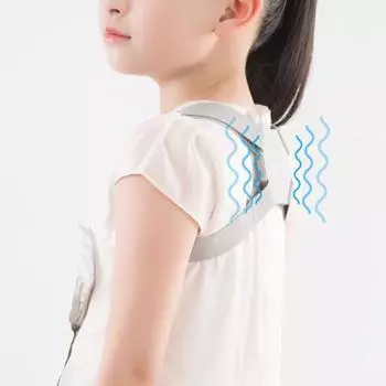 Прочный дышащий 3-цветный корректор осанки для спины для ежедневного использования English version