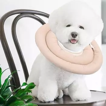 Прочный дышащий антицарапающий ошейник для собак круглый двухслойный аксессуар для кошек S