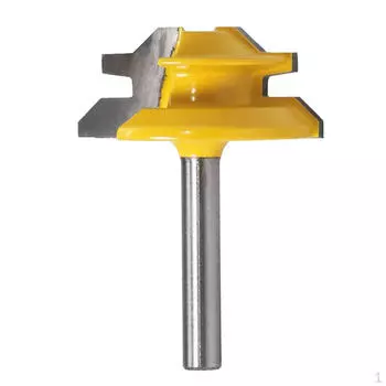 Прочный фрезерный станок с хвостовиком 6 мм для деревообработки с замком под углом