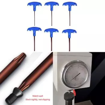 Прочный гаечный ключ с удобной Т-образной рукояткой, шестигранный гаечный ключ для различных применений, профессионального использования B