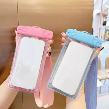 Прочный герметичный чехол для плавания, чехол для телефона с сенсорным экраном, высококачественные чехлы для мобильных телефонов синий