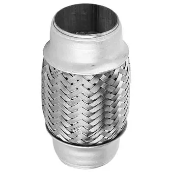 Прочный гибкий выхлопной адаптер из нержавеющей стали SS с двойной оплеткой 1,5 x 4