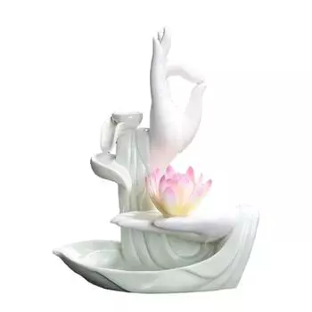 Прочный и долговечный держатель для благовоний с обратным потоком для надежного использования. Курильница для благовоний с обратным потоком