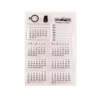 Прочный и изысканный прозрачный силиконовый штамп для скрапбукинга, самодельные прозрачные штампы