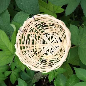 Прочный изысканный легкий домик для птиц, аксессуар для разведения попугаев из бамбука