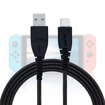 Прочный кабель для Allone Switch Game Easy Charging Type-C 1,5 м 9,1 3 18,1 см ALGA-NSSCBK150