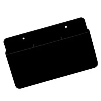 Прочный клейкий держатель для пульта дистанционного управления, регулируемая полка-разделитель, настенный органайзер для хранения для гостиных, офисов чёрный