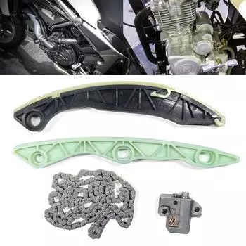 Прочный комплект цепи ГРМ для автомобиля, подходящий для 1140A073, обеспечивает плавную работу двигателя, техническое обслуживание двигателя, ремонт автомобилей