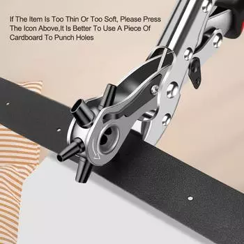 Прочный кожаный ремень, дырокол, плоскогубцы, дырокол, вращающаяся швейная машина, инструмент для установки сумок, ремешок для часов, кожаный ремешок для дома