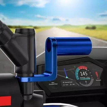 Прочный кронштейн для удлинителя зеркала заднего вида, экономящий место, универсальный, устойчивый к ржавчине чёрный