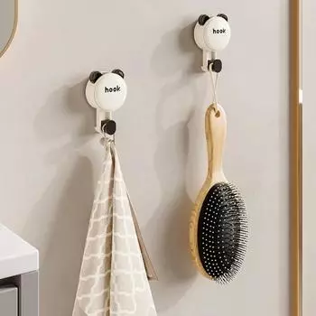 Прочный крючок с присоской для подвешивания одежды и полотенец в ванной и на двери. Прочные вакуумные крючки с присоской. Крючок для полотенец без проколов.