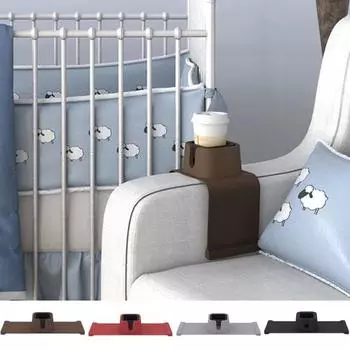 Прочный лоток для хранения дивана. Нескользящий, износостойкий. серый