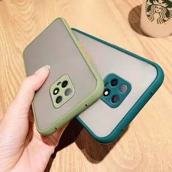 Прочный матовый полупрозрачный противоударный чехол для телефона Xiaomi Redmi Note 9 Pro 9s 10 10S 9A 9C Nfc Note 8 Pro Skin Feel Case Redmi Note 9 Pro красный