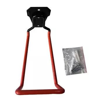 Прочный металлический держатель для водяного шланга для настенного монтажа, крюк для хранения, экономящий место, вешалка с защитой от ржавчины для использования в саду на открытом воздухе оранжевый