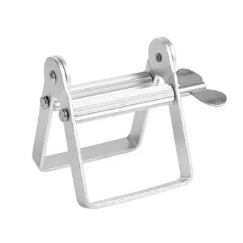 Прочный металлический выдавливатель для зубной пасты, многофункциональный выдавливатель для тюбиков зубной пасты серебряный