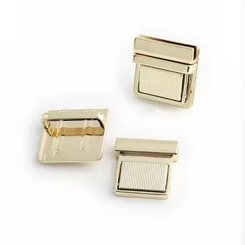 Прочный металлический замок с язычком 32x31 мм, пряжка для сумки, ремонт сумок, замки, фурнитура, аксессуары для рукоделия для женщин, сумочек, багажа 1