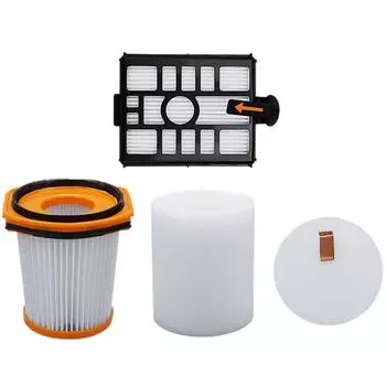 Прочный моющийся робот-пылесос для подметания Hepa-фильтр без аллергенов Запасная часть Инструмент для чистки Совместимый для WS642AE Wandvac