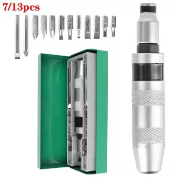 Прочный набор из 7/13 инструментов для ремонта, ударная отвертка с реверсом, набор для удаления заржавевших крепежей или заклинивших болтов, ручной набор 7PCS