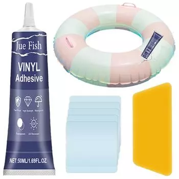 Прочный надувной комплект для ремонта заплаток, водонепроницаемый для надувных игрушек, палаток из ПВХ для лодок