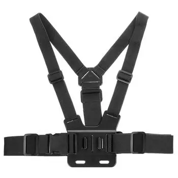Прочный нагрудный ремень для крепления на груди для Gopro Hero 5 4 3 2 1 Xiaomi Yi Camera Нагрудный ремень чёрный