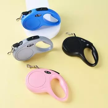 Прочный нейлоновый поводок для домашних животных для маленьких и средних собак, кошек, для путешествий на открытом воздухе, выдвижной автоматический поводок для щенков, принадлежности для йорков 3m