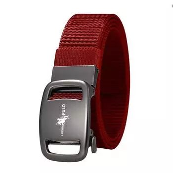 Прочный нейлоновый ремень, классический мужской ремень, автоматическая пряжка, универсальный деловой модный ремень 120cm