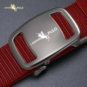 Прочный нейлоновый ремень, классический мужской ремень, автоматическая пряжка, универсальный деловой модный ремень 120cm