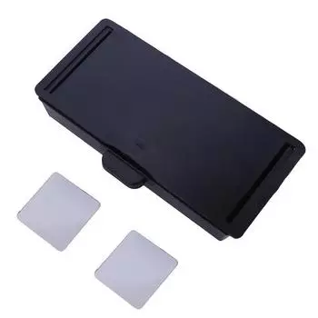 Прочный органайзер для косметики под ящиком стола, самоклеящийся чехол для канцелярских принадлежностей, коробка для хранения без дырокола, портативный съемный пенал чёрный