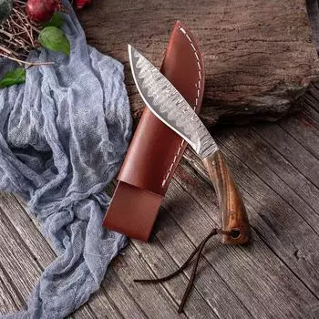 Прочный острый профессиональный нож для разделки мяса, мясницкий нож, кухонный нож, мясницкий нож для баранины, нож для фруктов, портативный кухонный нож With Cover