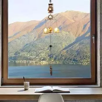 Прочный открытый висячий колокольчик красиво прочный восточный классический орнамент windchime A