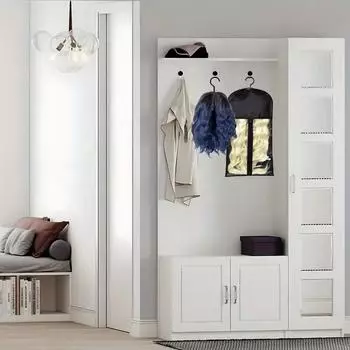 Прочный парик, защитный пылезащитный чехол, шкаф для парика, подвесные сумки, сумка для хранения наращивания волос One Size чёрный