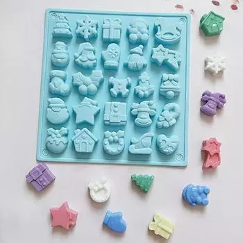 Прочный пищевой класс, сделай сам, без запаха, ручная форма для мыла, свечей, фестивальных украшений, инструмент для изготовления хлебобулочных изделий, форма для десерта зелёный