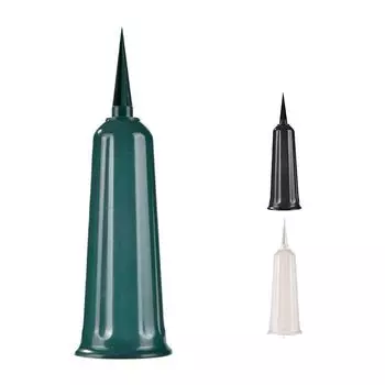 Прочный пластиковый держатель для цветочной вазы, надгробный камень, кладбище, двор, земля, открытый воздух чёрный