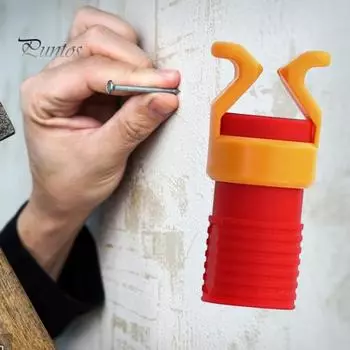 Прочный пластиковый крепеж для широкого применения, универсальный держатель для шурупов по дереву, зажим для столярных работ красный