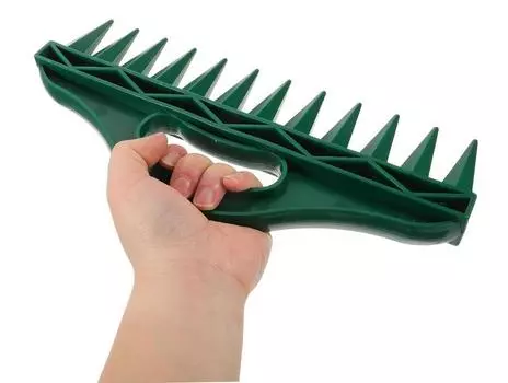 Прочный пластиковый ручной диббер, инструмент для посева в саду, 12 отверстий для быстрого посева, водонепроницаемое приспособление для посадки для эффективного садоводства