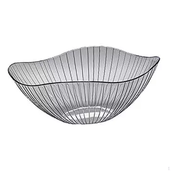 Прочный поднос для фруктов, круглая чаша для десерта, сервировочный декор, салатница, скандинавские миски, корзина для