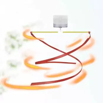 Прочный подвесной пластиковый вентилятор от мух, кухонный гастроном, мини-ежедневное использование